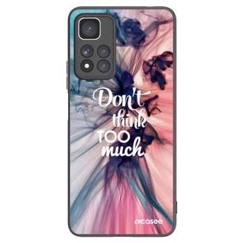 Picasee husă neagră din silicon pentru Xiaomi Redmi Note 11 Pro+ 5G - Don't think TOO much
