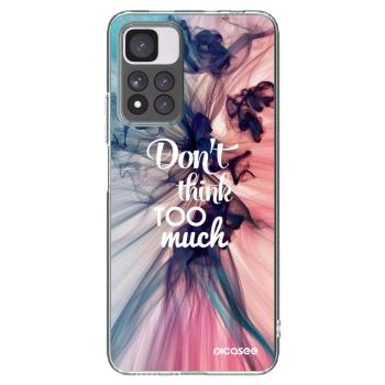 Picasee husă transparentă din silicon pentru Xiaomi Redmi Note 11 Pro+ 5G - Don't think TOO much