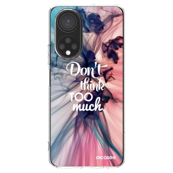 Picasee husă transparentă din silicon pentru Honor X7 - Don't think TOO much