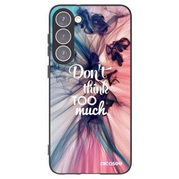 Picasee husă neagră din silicon pentru Samsung Galaxy S23+ 5G - Don't think TOO much
