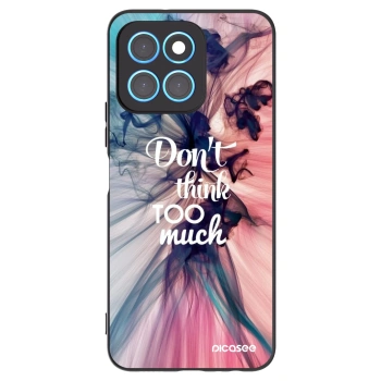 Picasee husă neagră din silicon pentru Honor X8 5G - Don't think TOO much