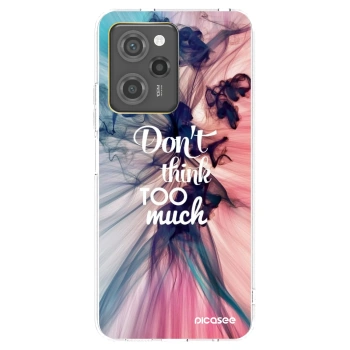 Picasee husă neagră din silicon pentru Xiaomi Poco X5 Pro - Don't think TOO much