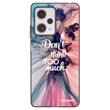 Picasee husă neagră din silicon pentru Xiaomi Redmi Note 12 Pro+ 5G - Don't think TOO much