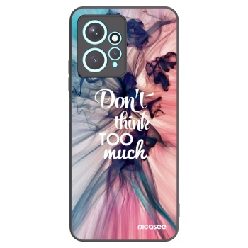 Picasee husă neagră din silicon pentru Xiaomi Redmi Note 12 4G - Don't think TOO much
