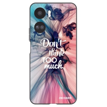 Picasee husă neagră din silicon pentru Honor 90 Lite 5G - Don't think TOO much
