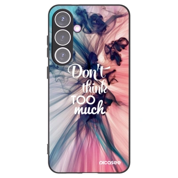 Picasee husă neagră din silicon pentru Samsung Galaxy S24+ S926B 5G - Don't think TOO much