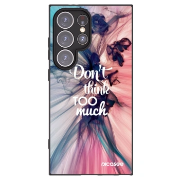 Picasee husă neagră din silicon pentru Samsung Galaxy S24 Ultra S928B 5G - Don't think TOO much