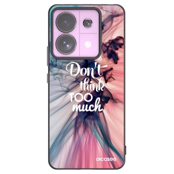Picasee husă neagră din silicon pentru Xiaomi Redmi Note 13 Pro 5G - Don't think TOO much