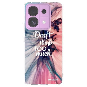 Picasee husă transparentă din silicon pentru Xiaomi Redmi Note 13 Pro 5G - Don't think TOO much