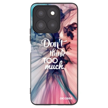 Picasee husă neagră din silicon pentru Honor X8b - Don't think TOO much