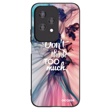 Picasee husă neagră din silicon pentru Honor 200 Lite - Don't think TOO much