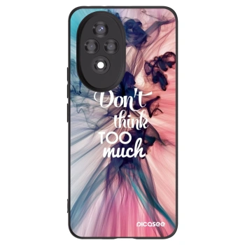 Picasee husă neagră din silicon pentru Honor 200 5G - Don't think TOO much