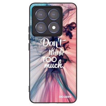 Picasee husă neagră din silicon pentru Xiaomi 14T Pro - Don't think TOO much