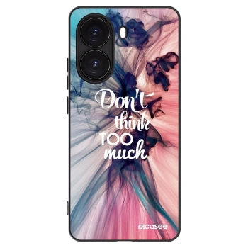 Picasee husă neagră din silicon pentru Xiaomi Poco X7 Pro 5G - Don't think TOO much