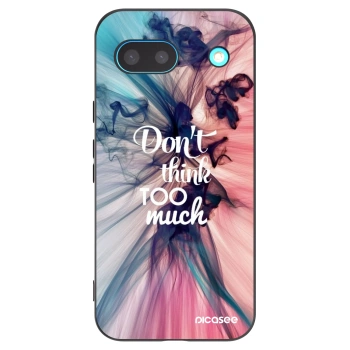 Picasee husă neagră din silicon pentru Google Pixel 8a - Don't think TOO much