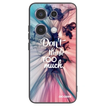 Picasee husă neagră din silicon pentru Xiaomi Redmi Note 14S - Don't think TOO much