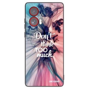 Picasee husă neagră din silicon pentru Motorola Edge 50 Fusion - Don't think TOO much
