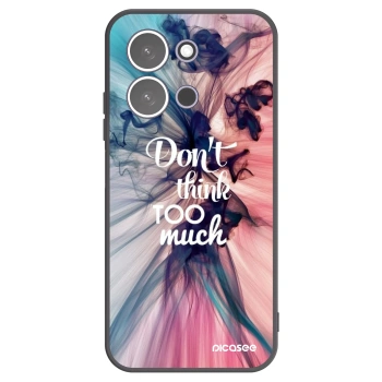 Picasee husă neagră din silicon pentru Xiaomi Redmi 15C 5G - Don't think TOO much