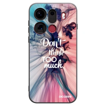 Picasee husă neagră din silicon pentru OPPO Find X9 Pro - Don't think TOO much