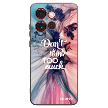 Picasee husă neagră din silicon pentru Motorola Edge 60 Neo 5G - Don't think TOO much