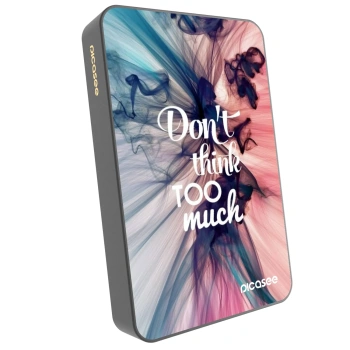 Picasee Powerbank cu MagSafe 10 000 mAh Gri - Don't think TOO much