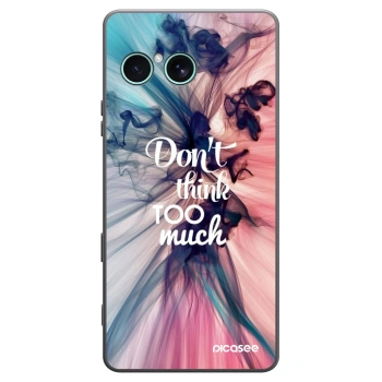 Picasee husă neagră din silicon pentru Sony Xperia 10 VII - Don't think TOO much