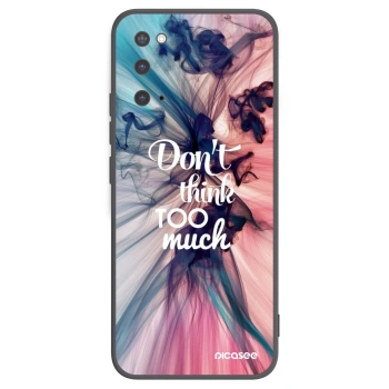 Picasee husă neagră din silicon pentru Samsung Galaxy S20 G980F - Don't think TOO much