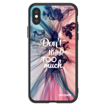 Picasee ULTIMATE CASE pentru Apple iPhone X/XS - Don't think TOO much