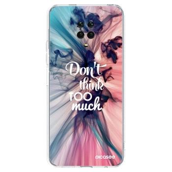 Picasee husă transparentă din silicon pentru Xiaomi Redmi Note 9 Pro - Don't think TOO much
