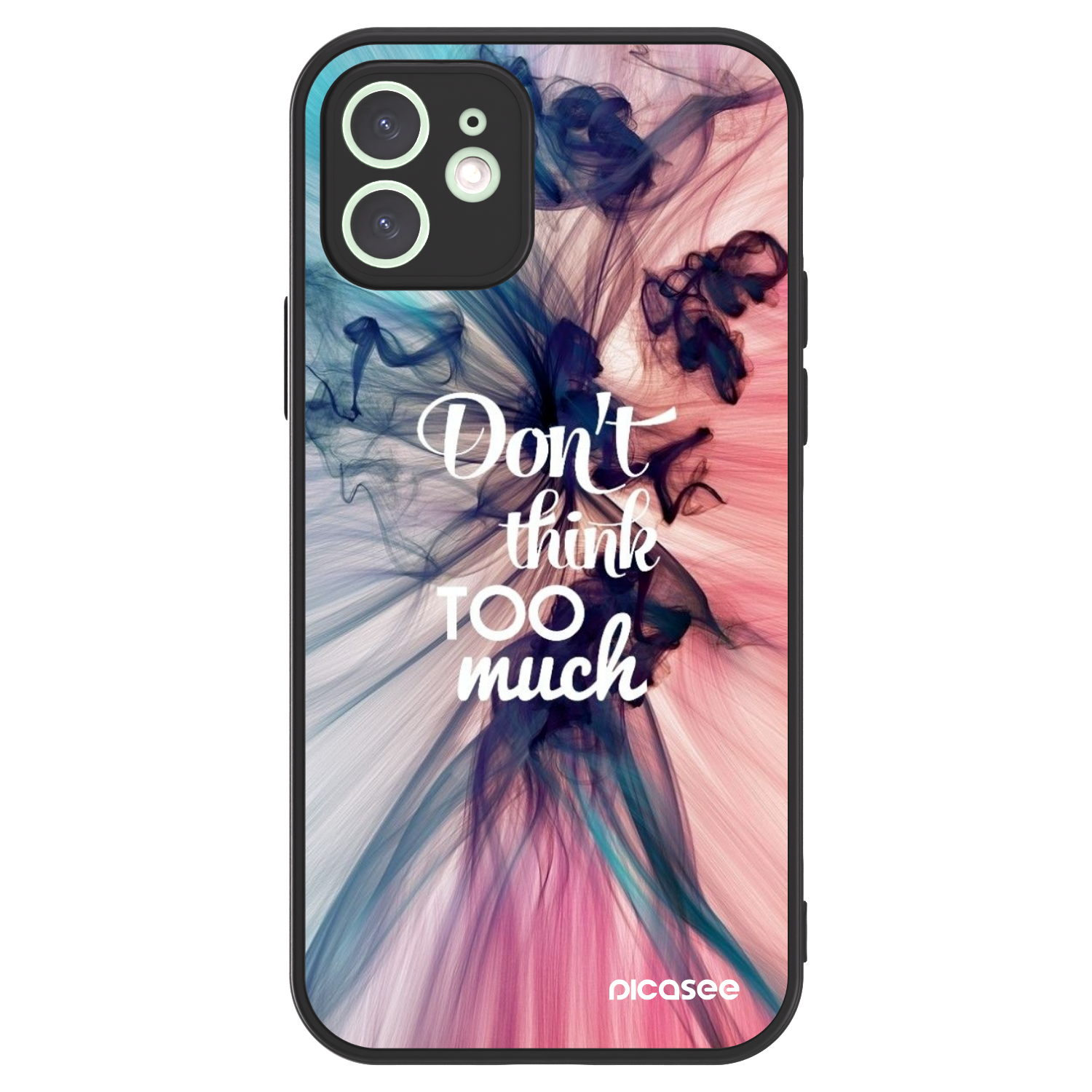 Picasee ULTIMATE CASE pentru Apple iPhone 12 - Don't think TOO much