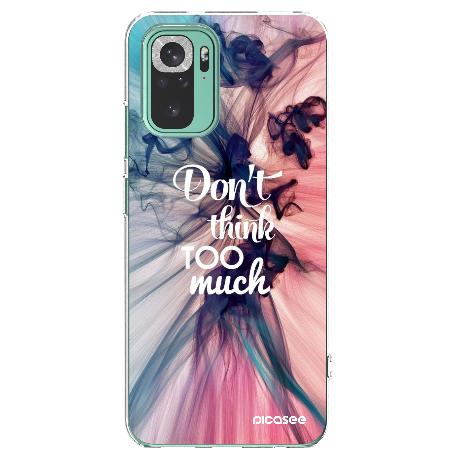 Picasee husă transparentă din silicon pentru Xiaomi Redmi Note 10 Pro - Don't think TOO much