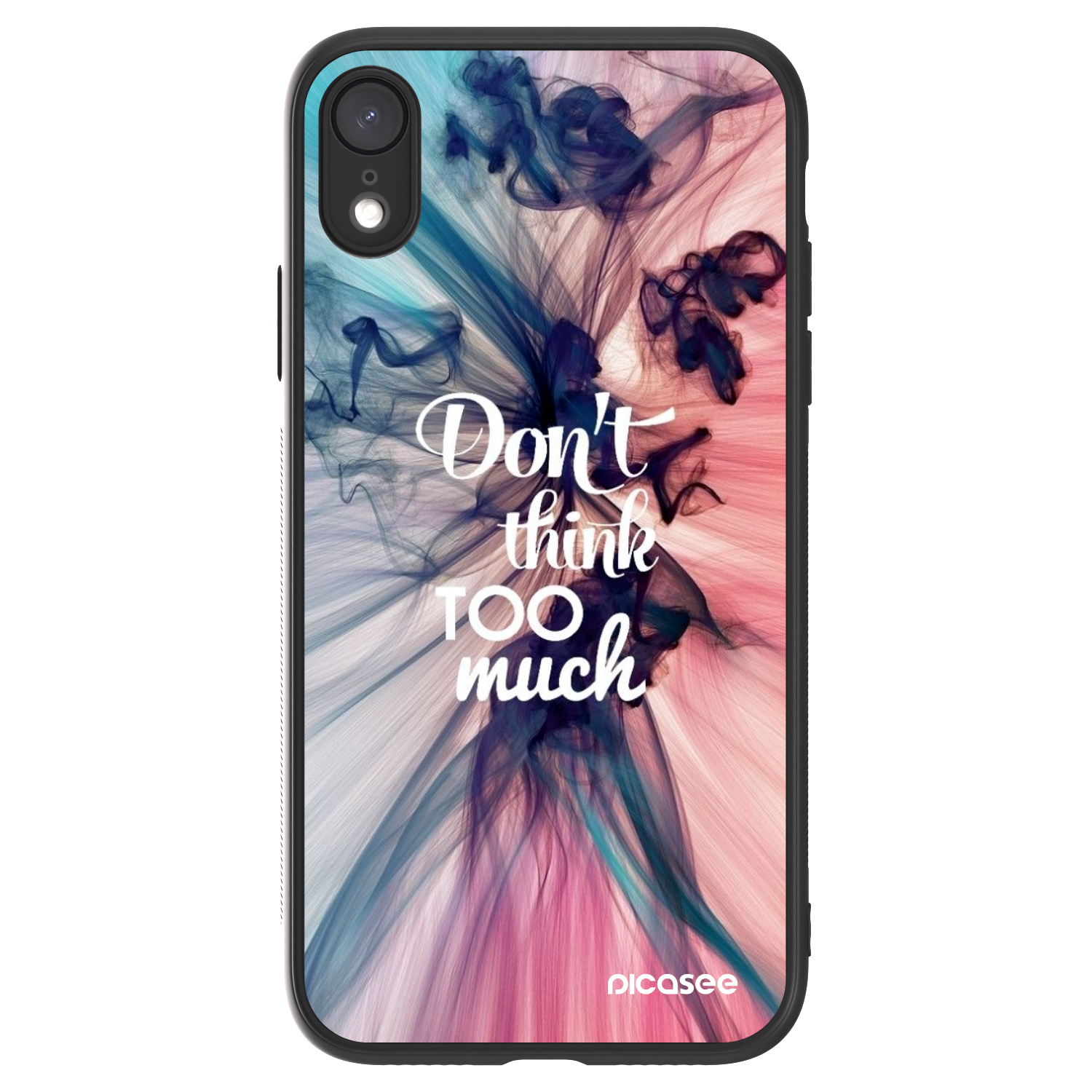 Picasee ULTIMATE CASE pentru Apple iPhone XR - Don't think TOO much
