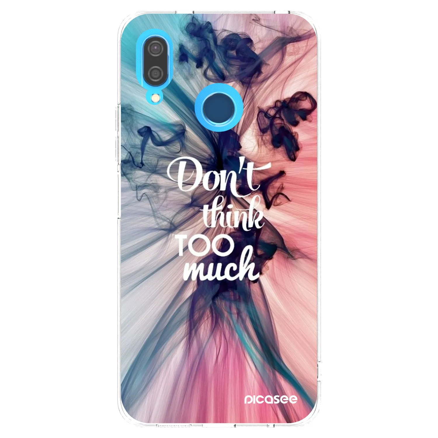 Picasee husă transparentă din silicon pentru Huawei P20 Lite - Don't think TOO much