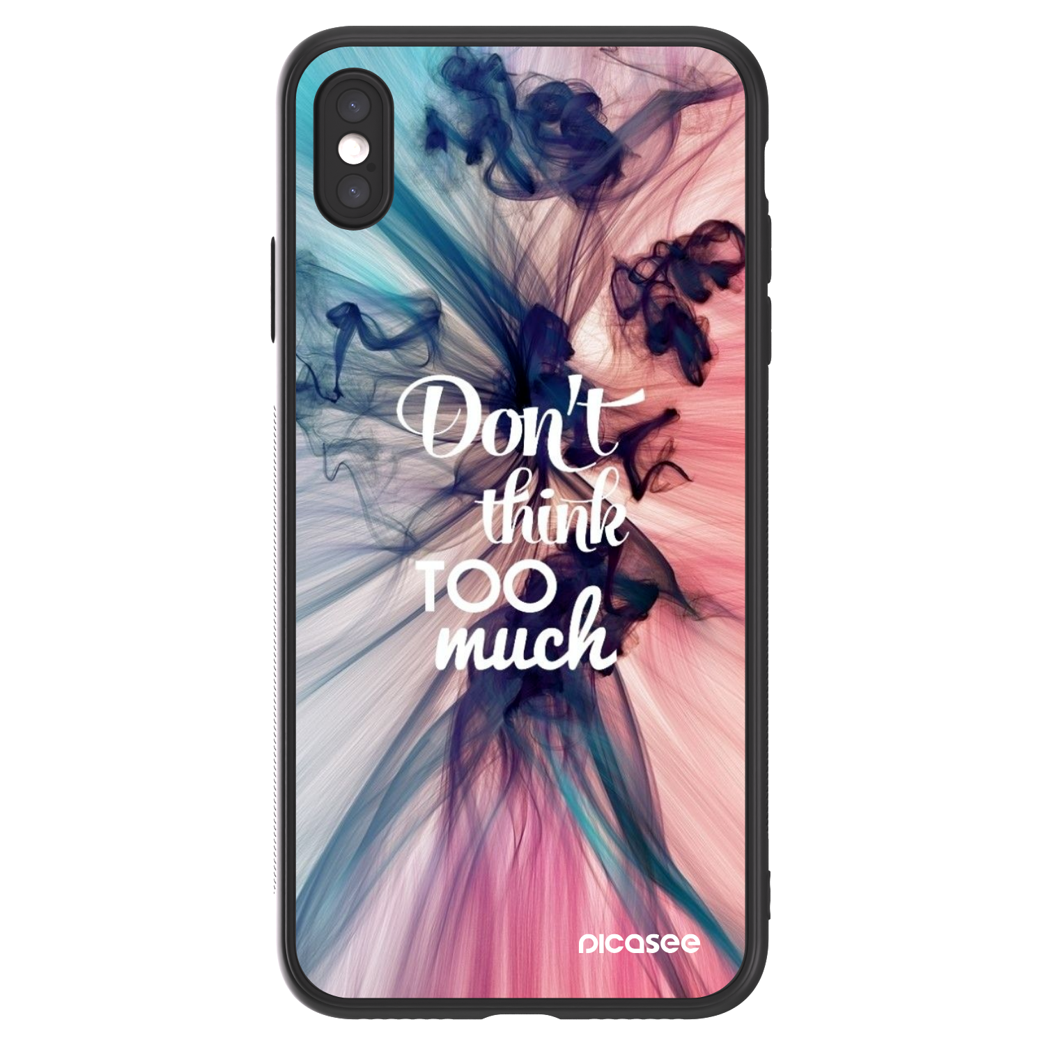 Picasee ULTIMATE CASE pentru Apple iPhone XS Max - Don't think TOO much