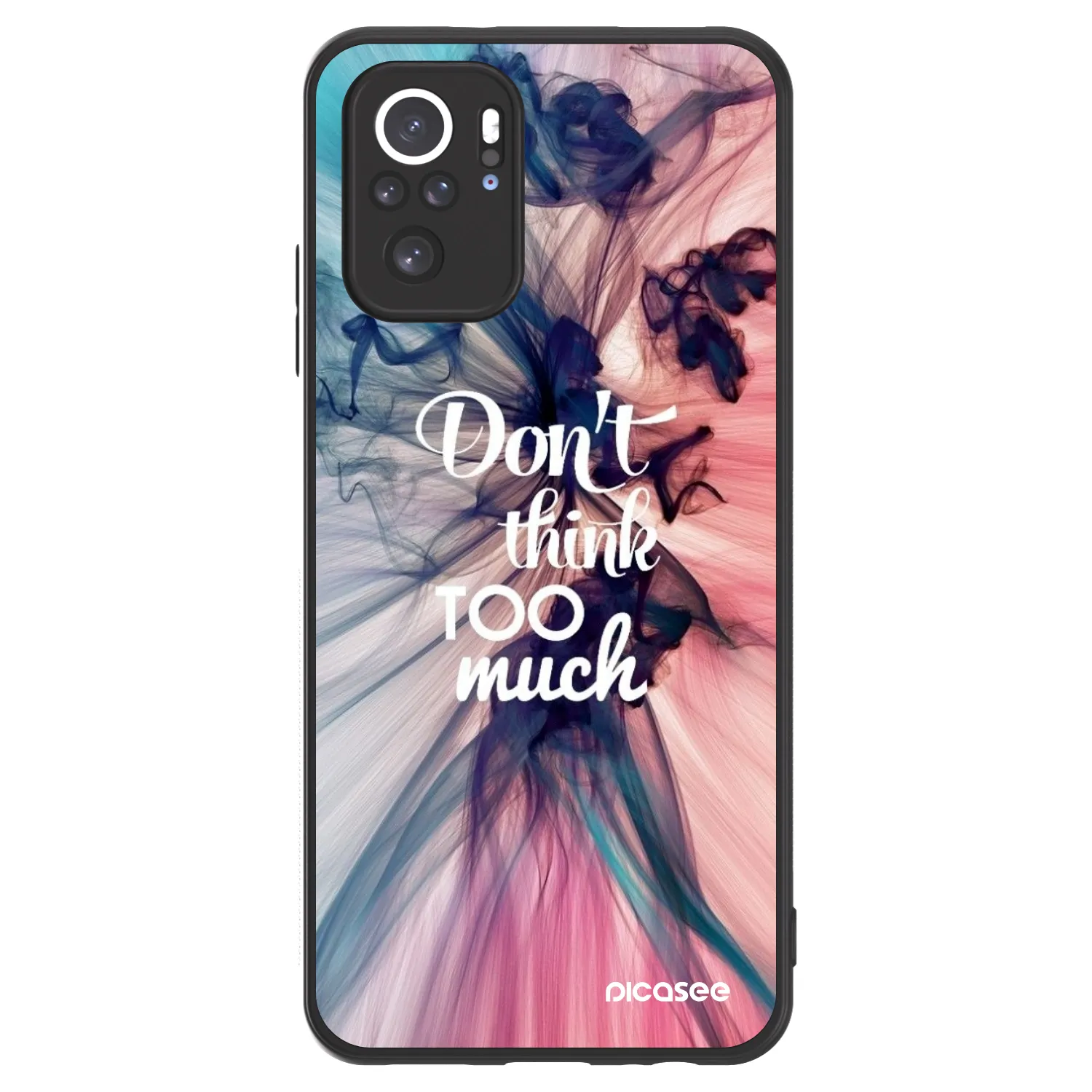 Picasee ULTIMATE CASE pentru Xiaomi Redmi Note 10 - Don't think TOO much