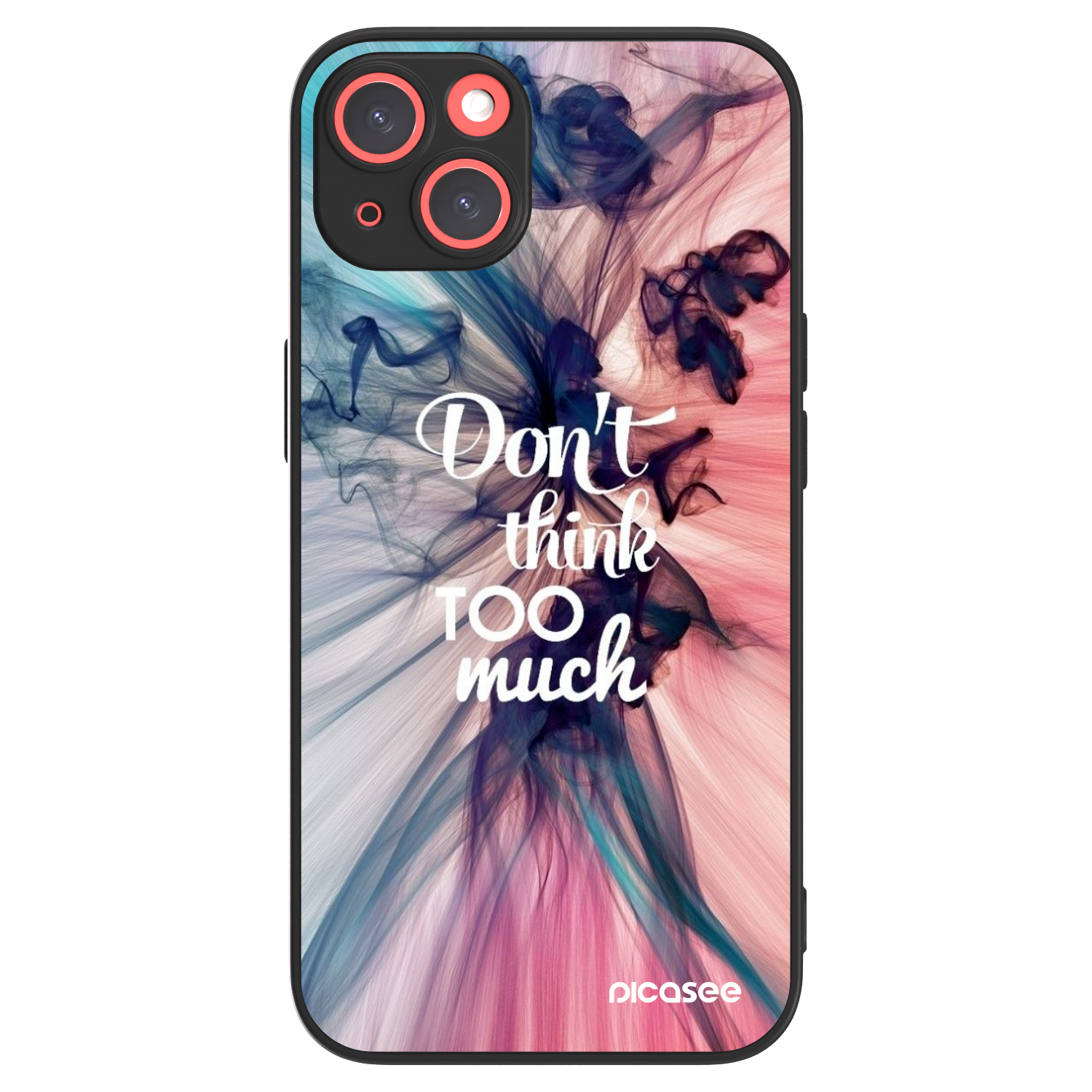 Picasee ULTIMATE CASE pentru Apple iPhone 13 - Don't think TOO much