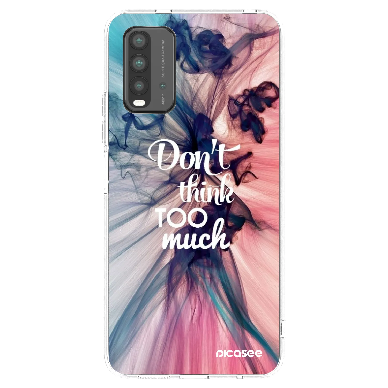 Picasee husă transparentă din silicon pentru Xiaomi Redmi 9T - Don't think TOO much