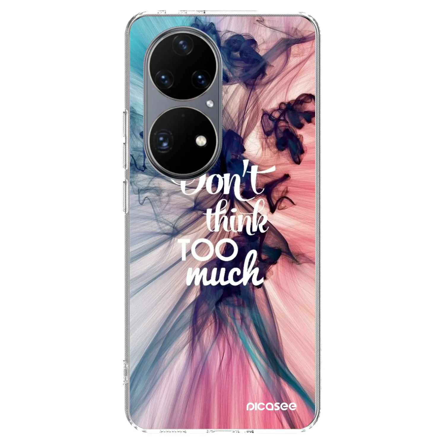Picasee husă transparentă din silicon pentru Huawei P50 - Don't think TOO much