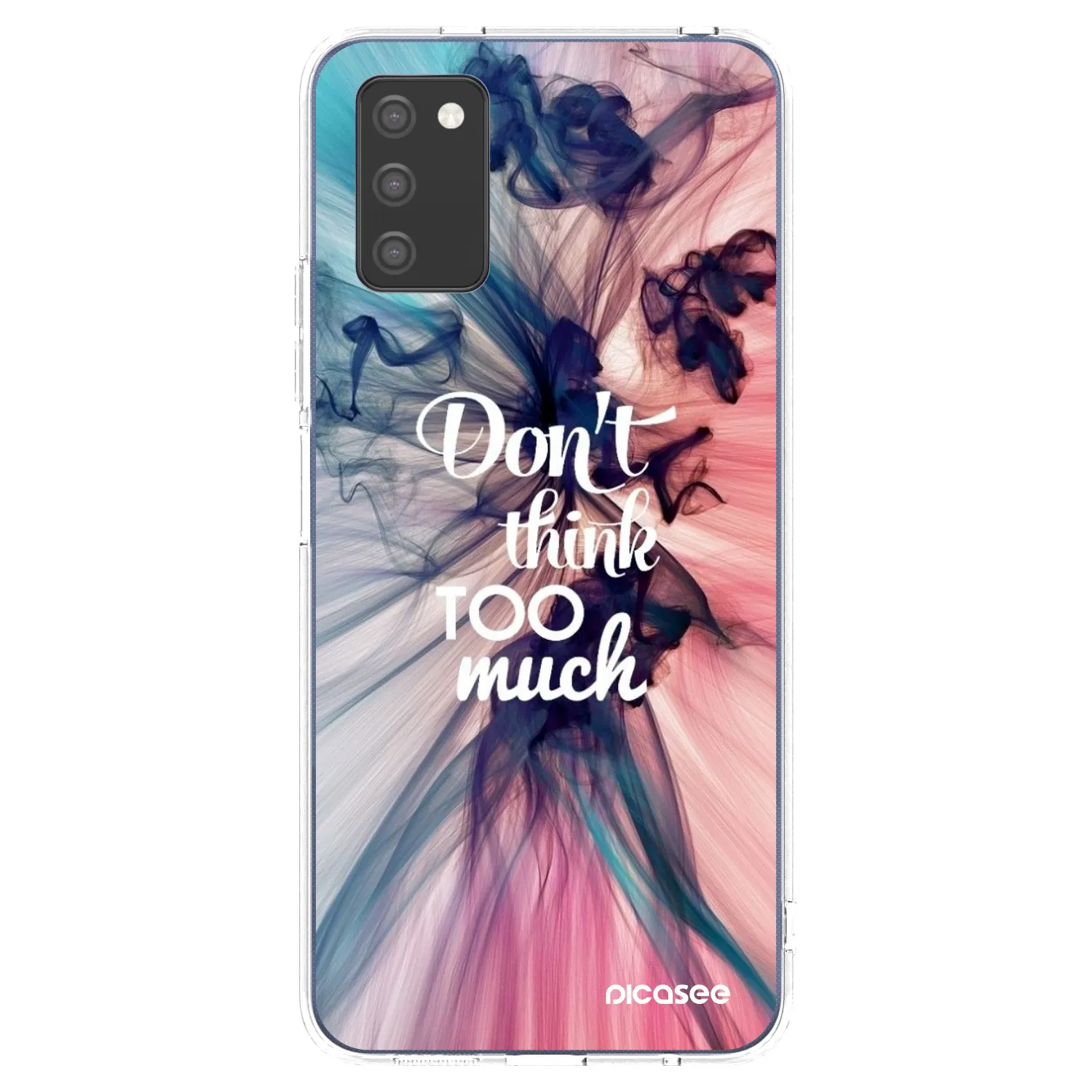 Picasee husă transparentă din silicon pentru Samsung Galaxy A02s A025G - Don't think TOO much