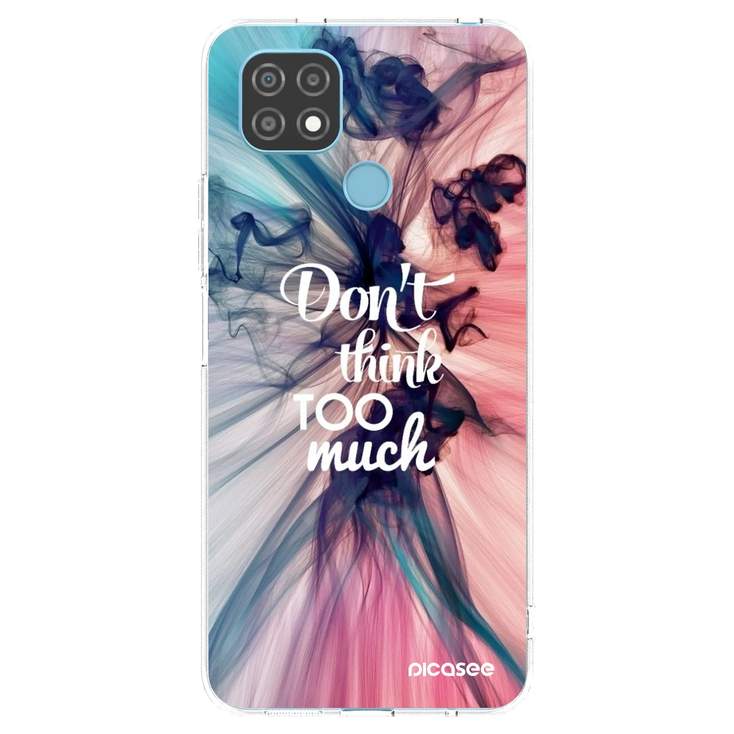 Picasee husă transparentă din silicon pentru Realme C21 - Don't think TOO much