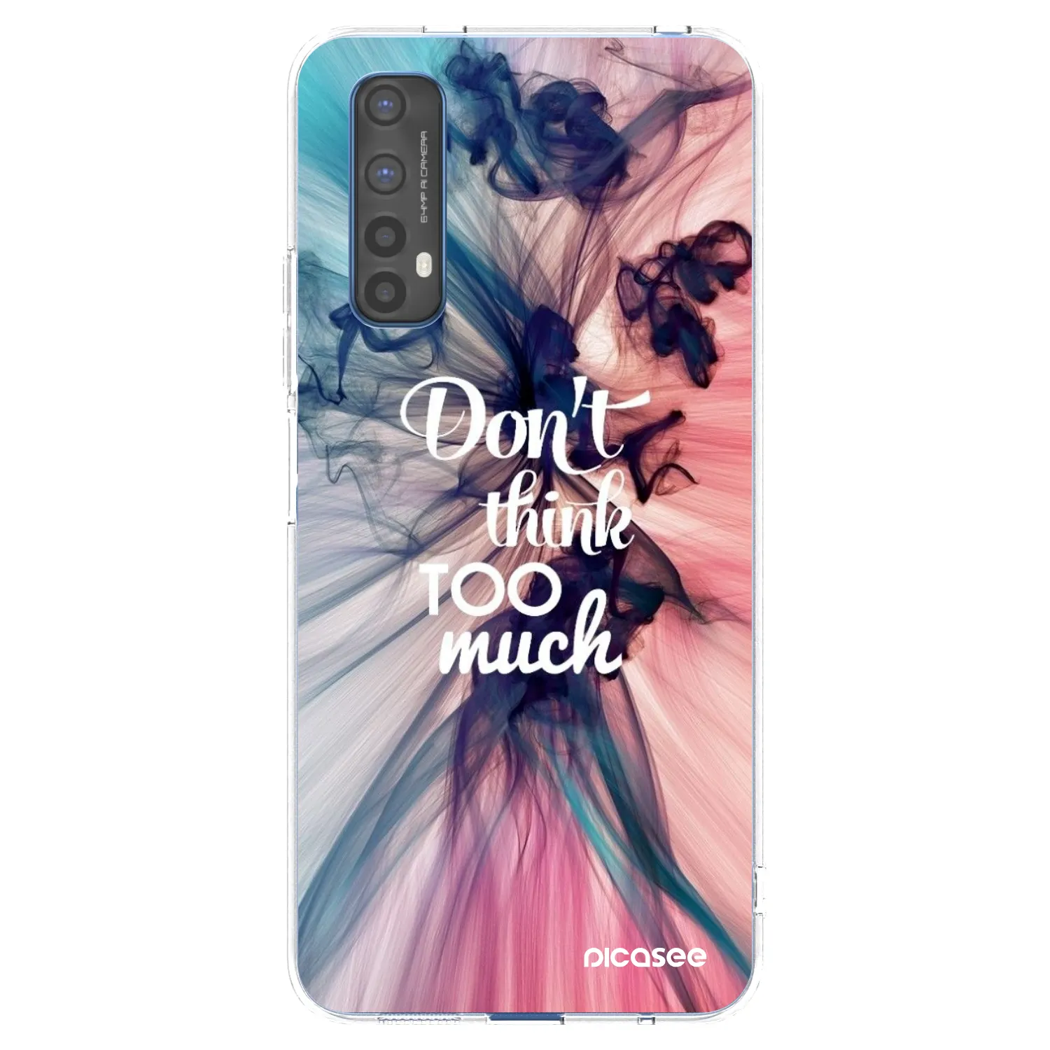 Picasee husă transparentă din silicon pentru Realme 7 - Don't think TOO much