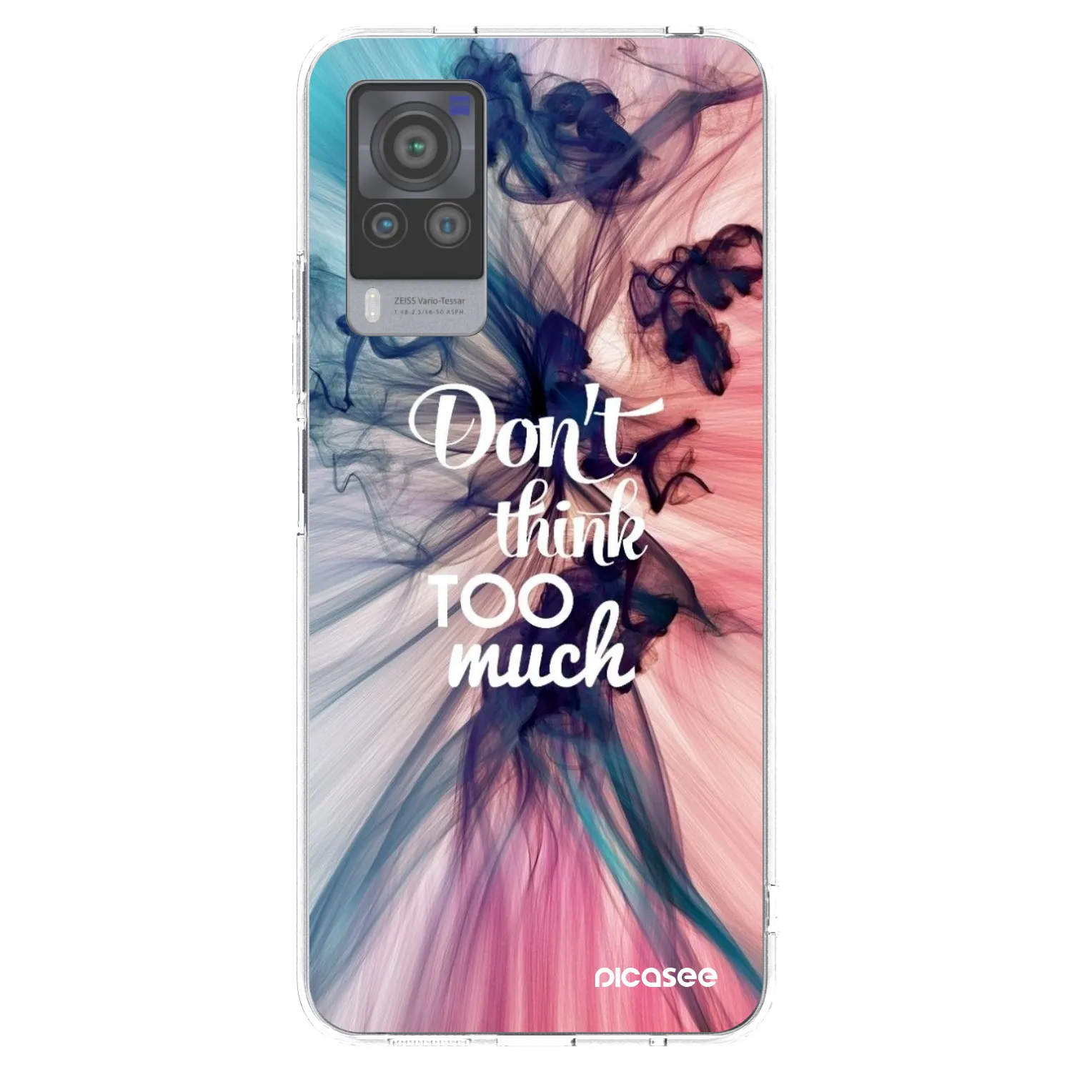 Picasee husă transparentă din silicon pentru Vivo X60 Pro 5G - Don't think TOO much