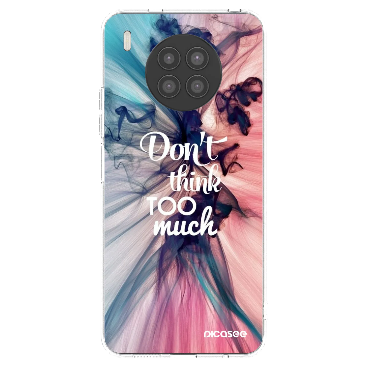 Picasee husă transparentă din silicon pentru Huawei Nova 8i - Don't think TOO much