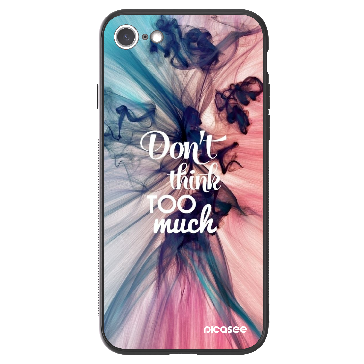 Picasee ULTIMATE CASE pentru Apple iPhone SE 2022 - Don't think TOO much