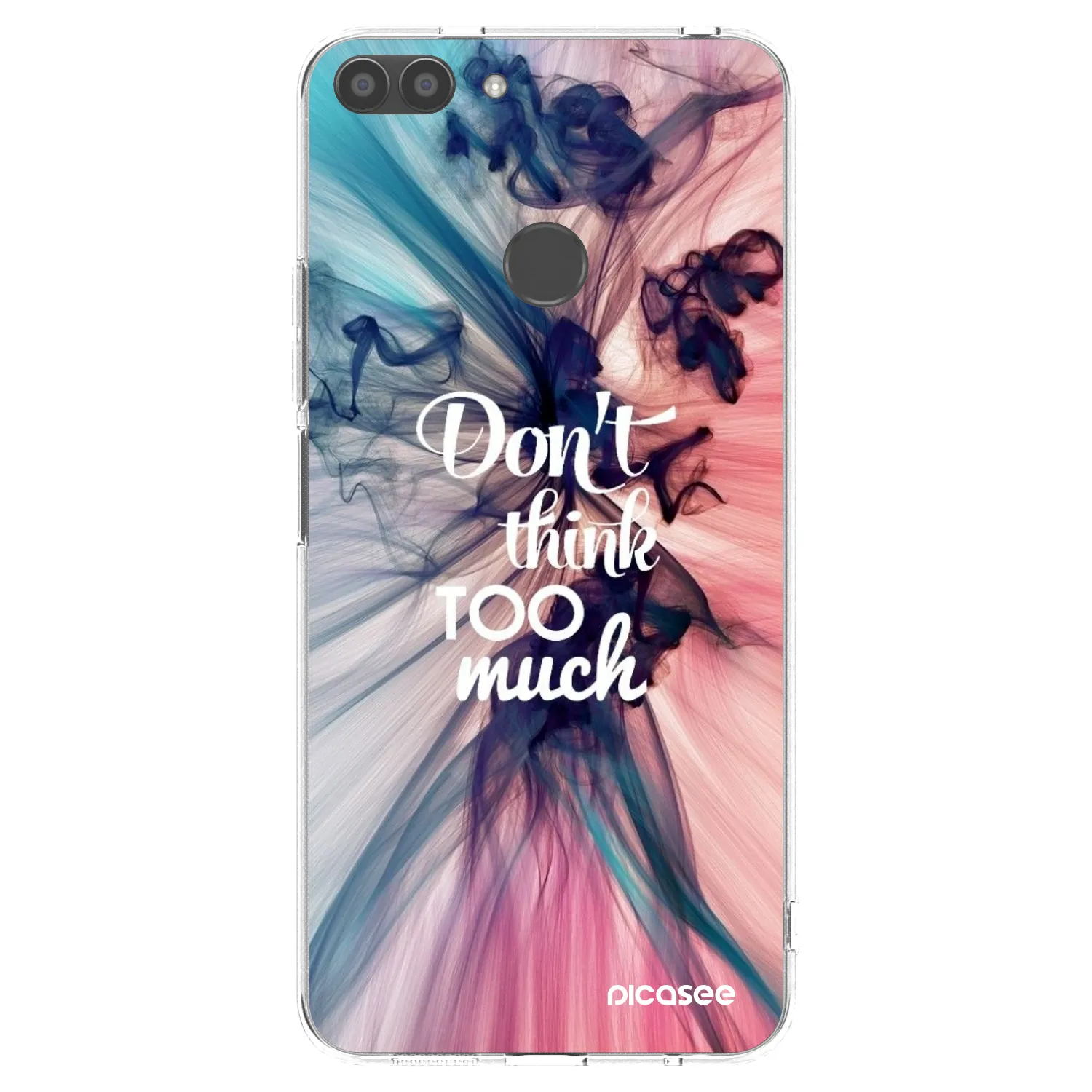 Picasee husă transparentă din silicon pentru Huawei P Smart - Don't think TOO much