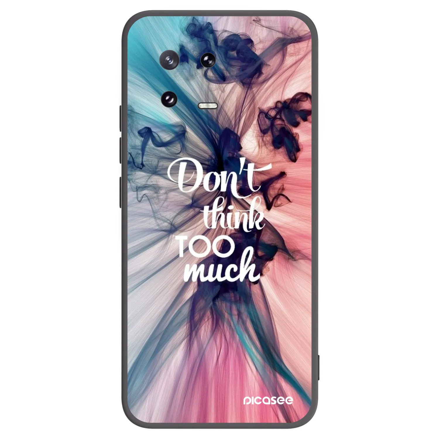Picasee husă neagră din silicon pentru Xiaomi 13 Pro - Don't think TOO much