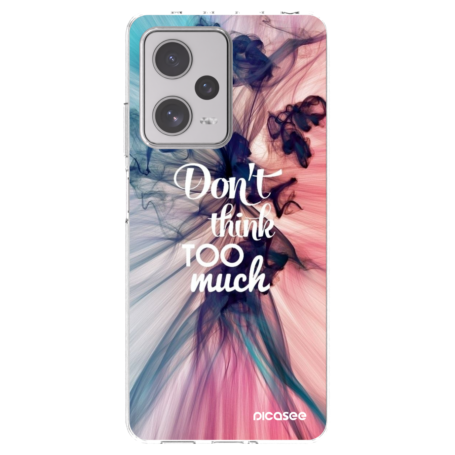 Picasee husă transparentă din silicon pentru Xiaomi Redmi Note 12 Pro+ 5G - Don't think TOO much