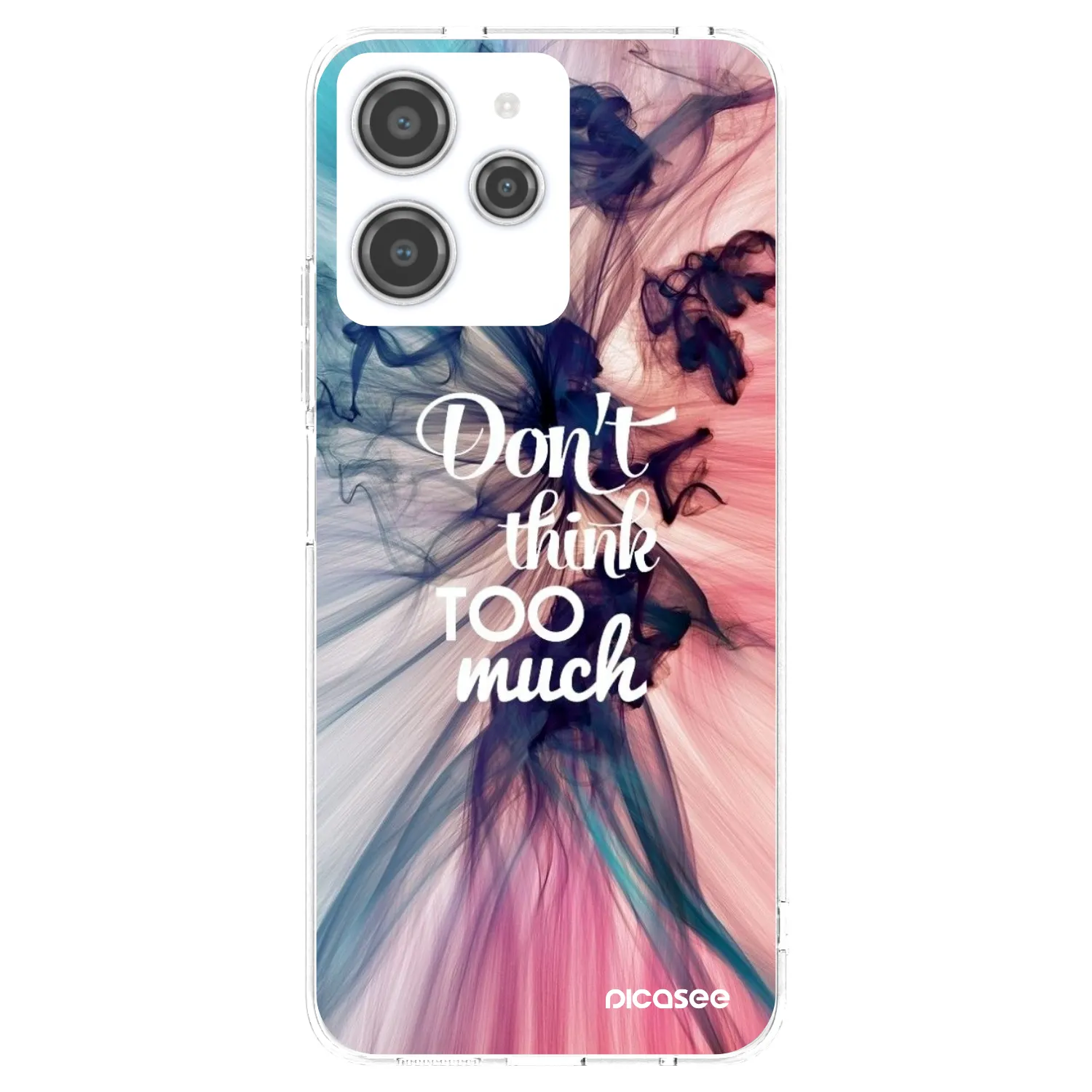 Picasee husă transparentă din silicon pentru Xiaomi Redmi 12 4G - Don't think TOO much