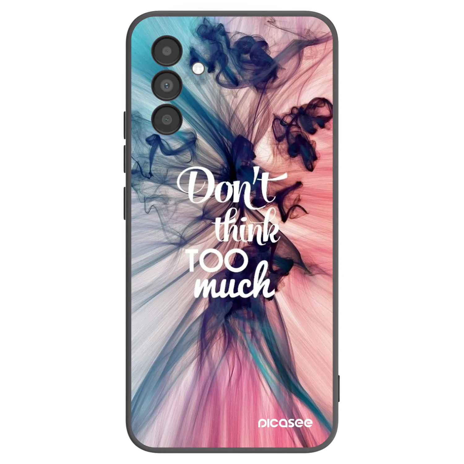 Picasee husă neagră din silicon pentru Samsung Galaxy A04s A047F - Don't think TOO much