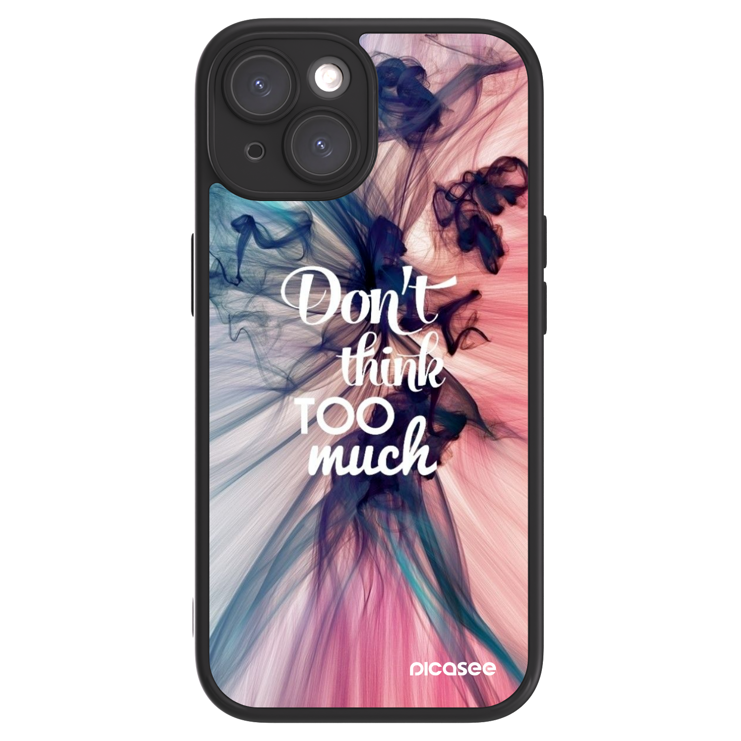 Picasee ULTIMATE CASE pentru Apple iPhone 15 - Don't think TOO much